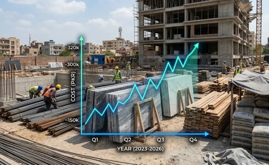 Professional architect working on 3D house model to prevent house design budget mistakes